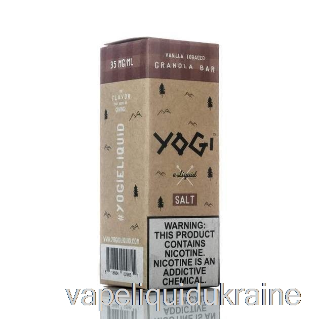 Vape Ukraine Vanilla Tobacco Granola Bar - Yogi SALTS E-Liquid - 30mL 50mg